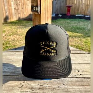 Black Texas Calvary Trucker Hat